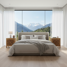 Load image into Gallery viewer, Ornate Bedside Table
