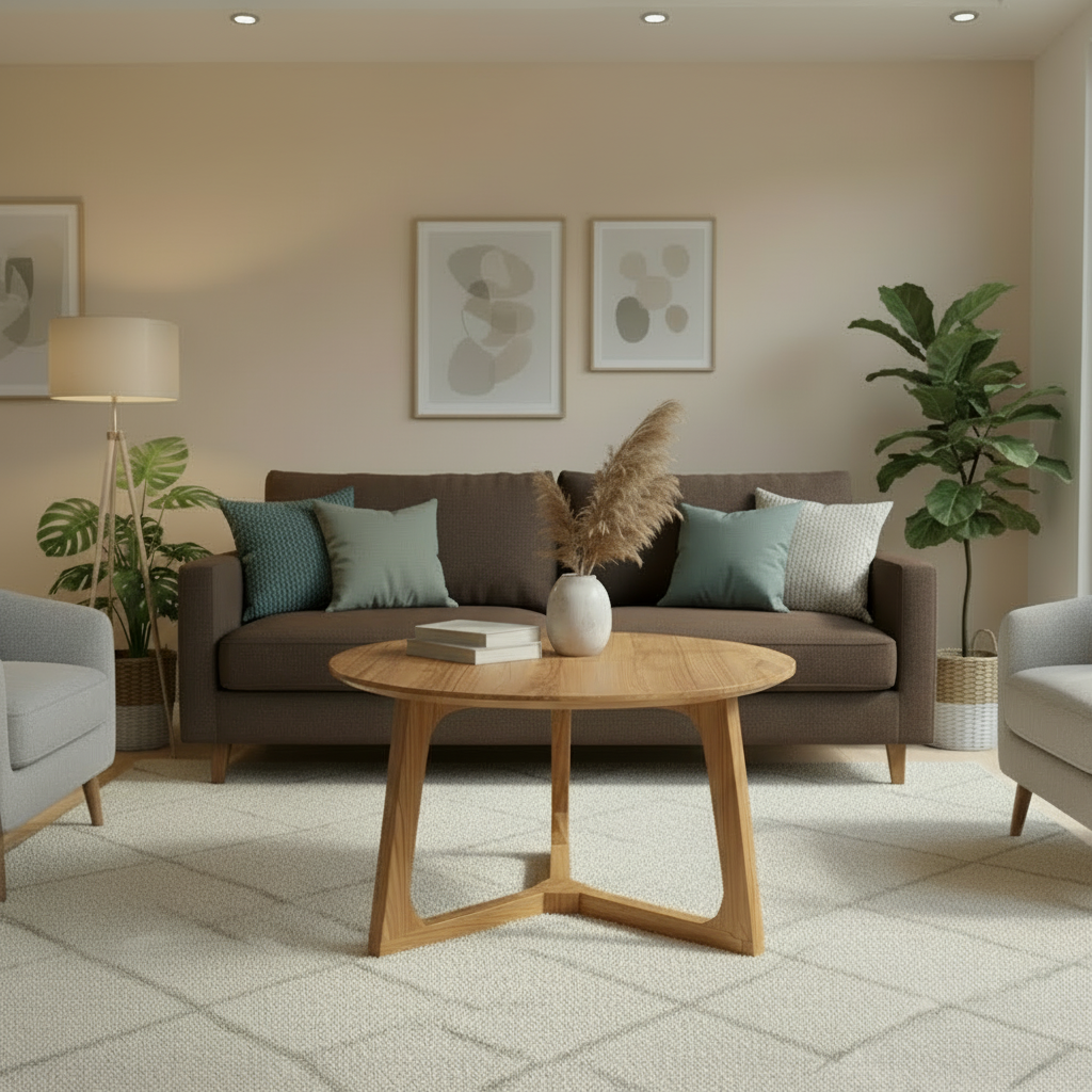 Ramberg Round Coffee Table (varnished)