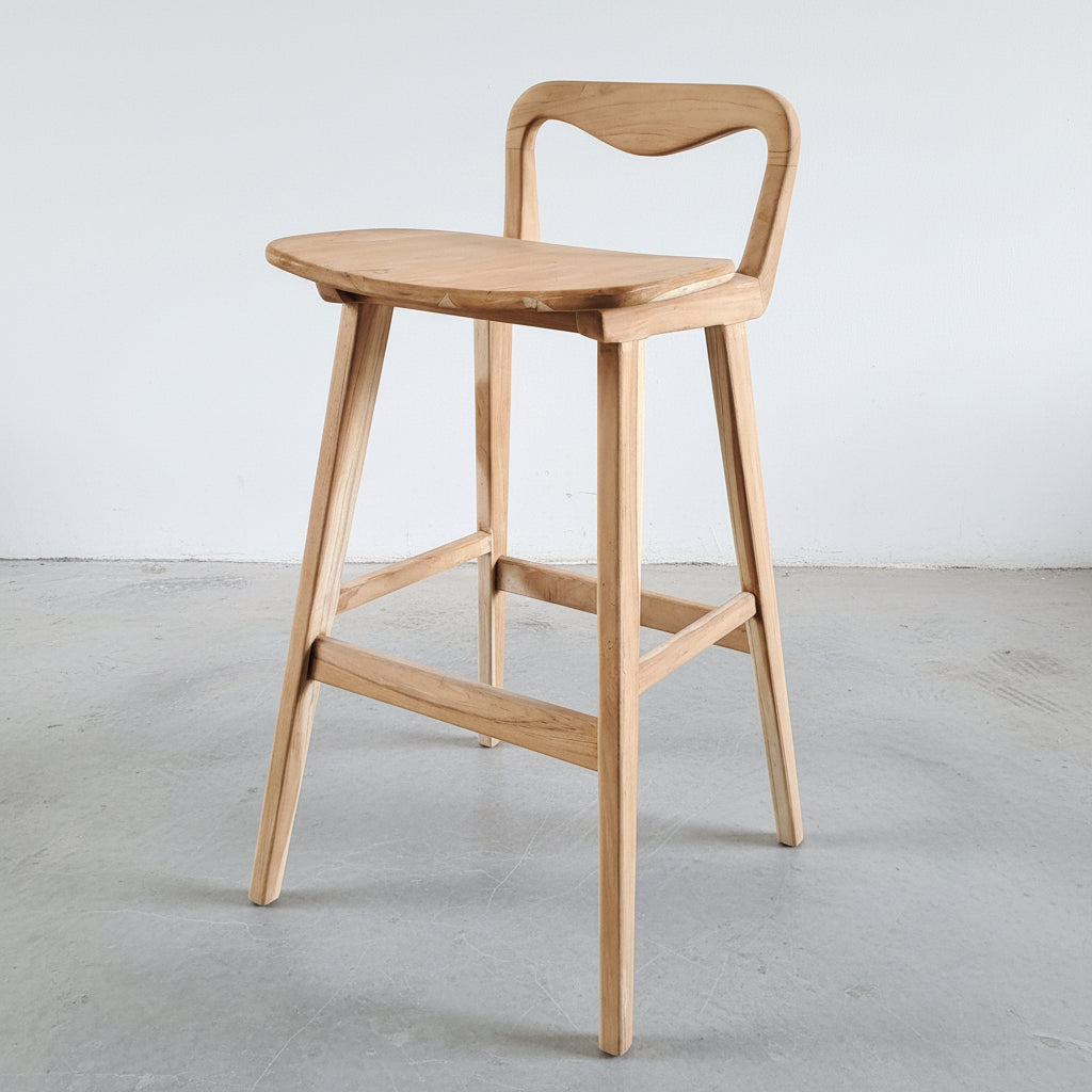 Extra Low Back Bar Stool (60-75cm)