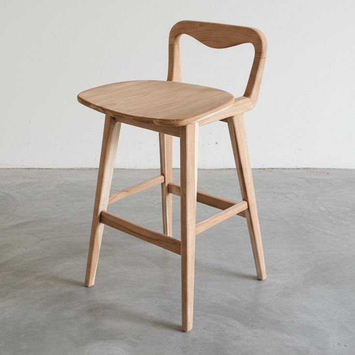 Extra Low Back Bar Stool (60-75cm)