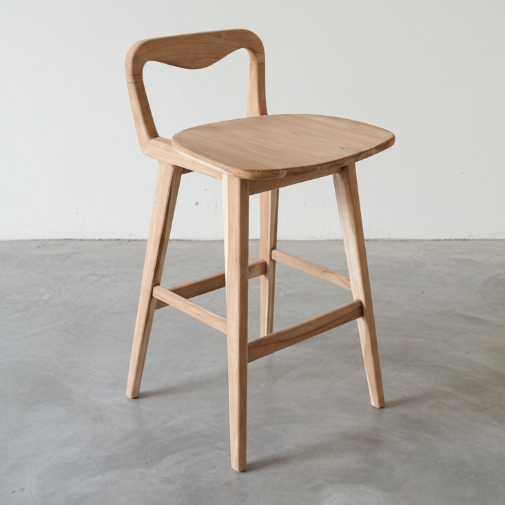 Extra Low Back Bar Stool (60-75cm)