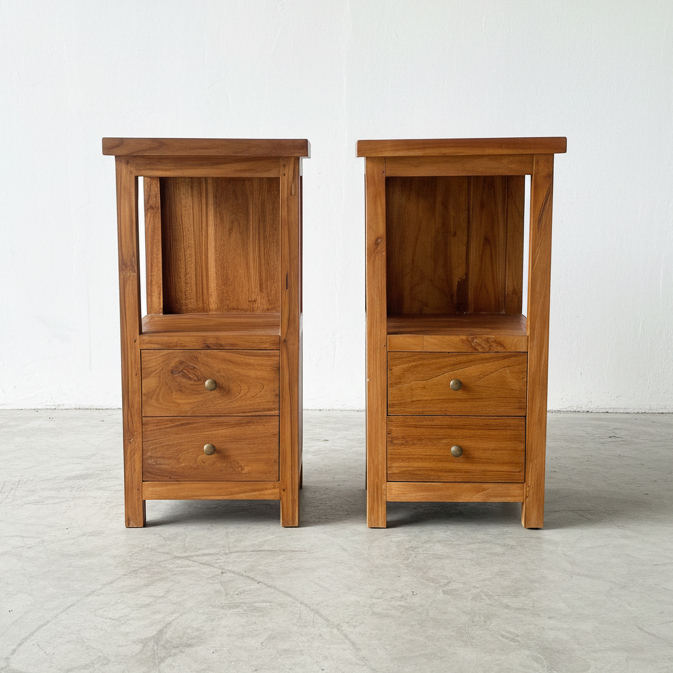 Rustic Bedside Table type 9