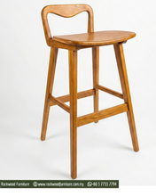 Load image into Gallery viewer, Extra Low Back Bar Stool (60-75cm)
