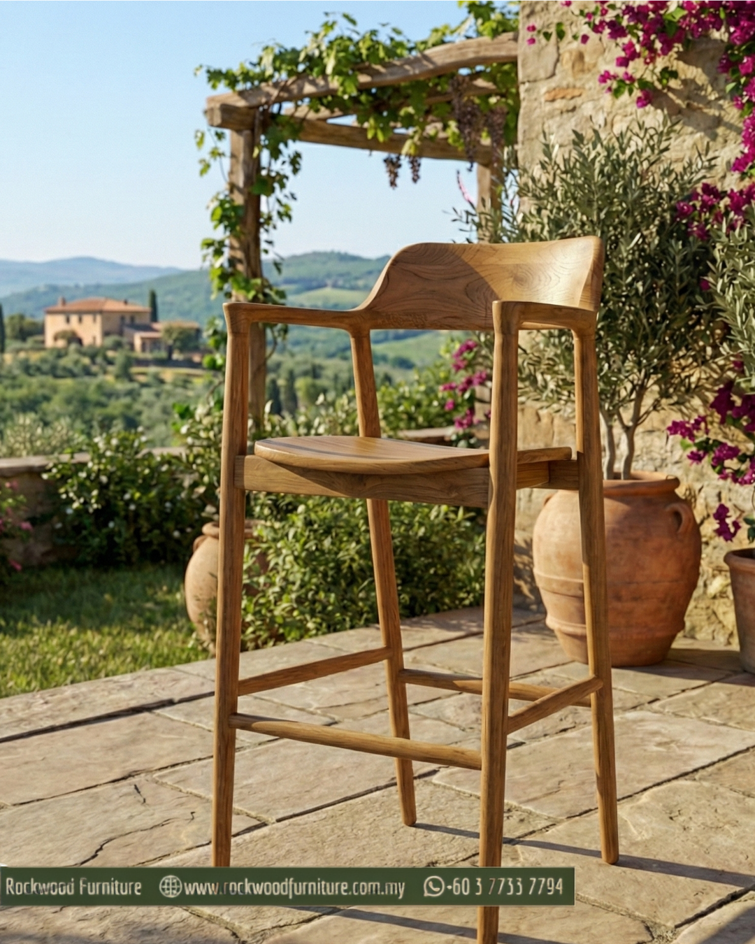 Grasshopper Bar Stool (60-75cm)