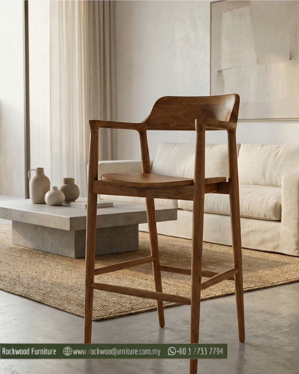 Grasshopper Bar Stool (60-75cm)