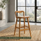 Extra Low Back Bar Stool (60-75cm)