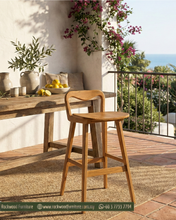 Load image into Gallery viewer, Extra Low Back Bar Stool (60-75cm)
