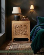 Load image into Gallery viewer, Ornate Bedside Table
