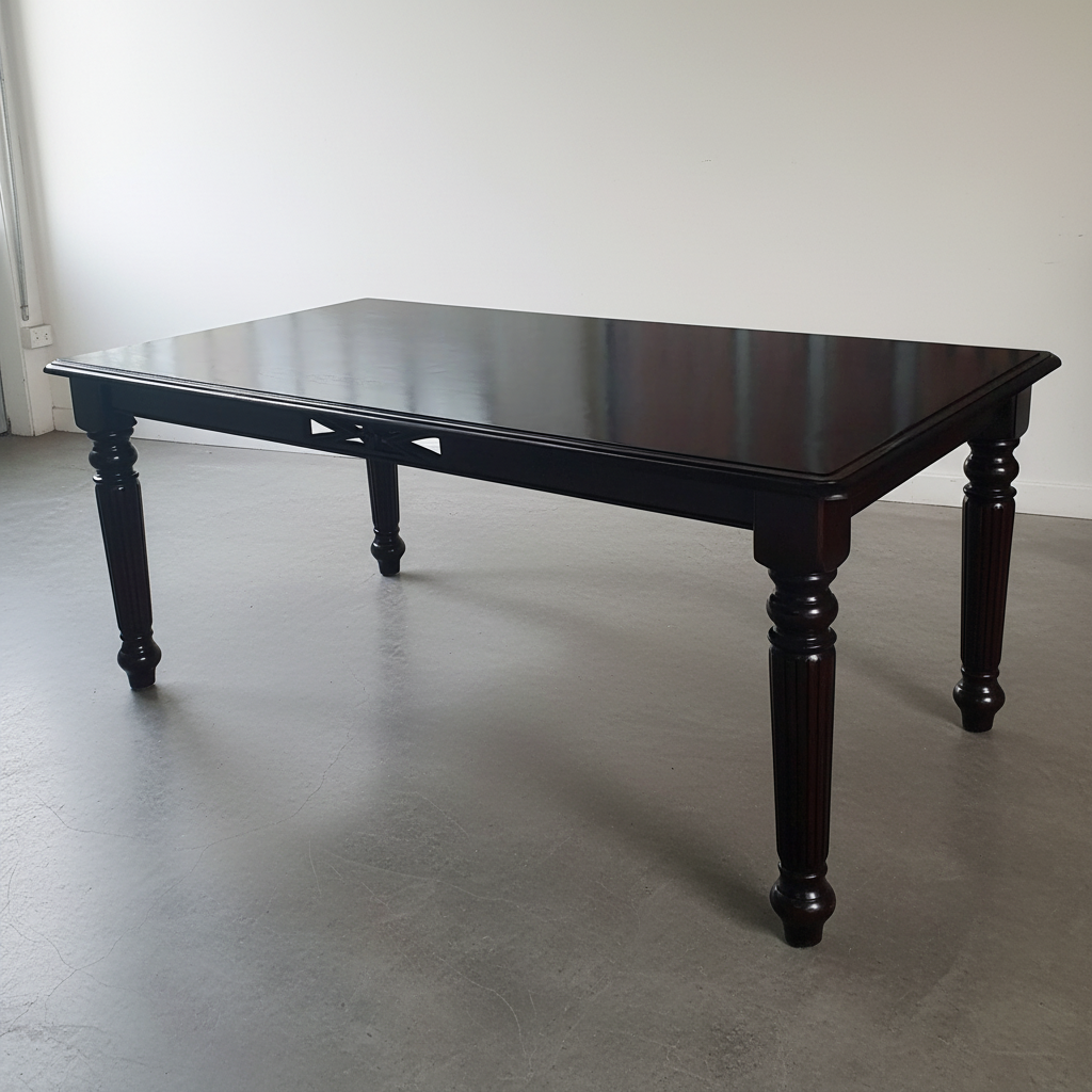 Rubber Wood Dining Table (pre-owned/as-new)