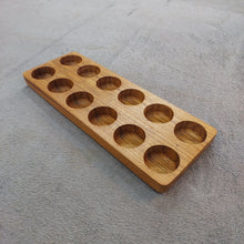 Load image into Gallery viewer, Teak Egg Holder 12pc
