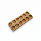 Teak Egg Holder 12pc