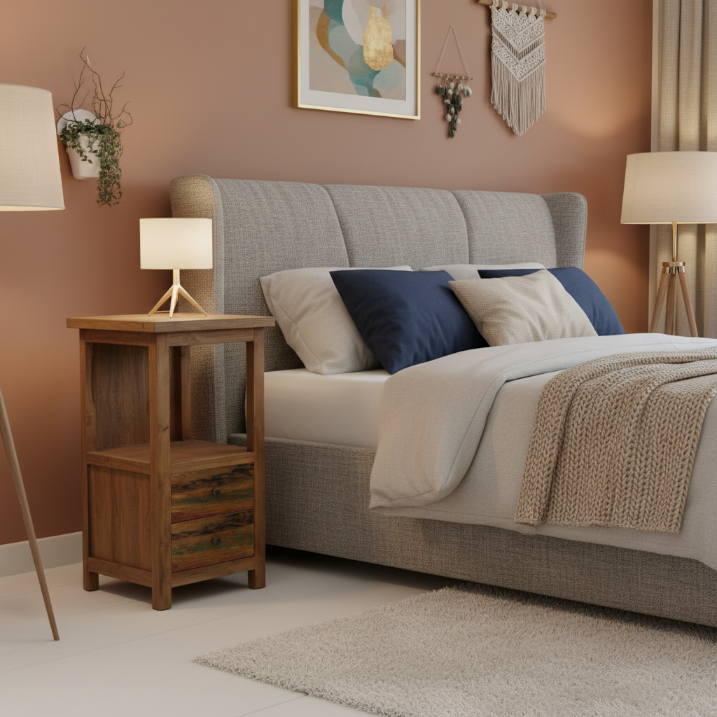 Rustic Bedside Table type 1