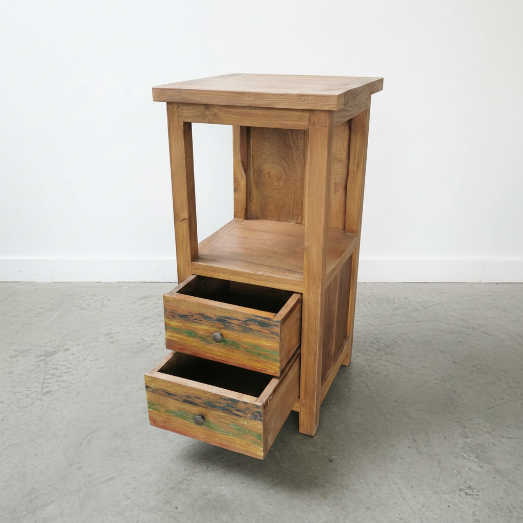 Rustic Bedside Table type 1