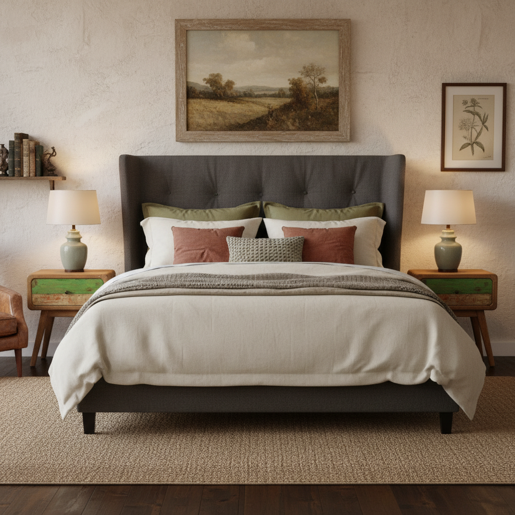 Rustic Bedside Table type 2