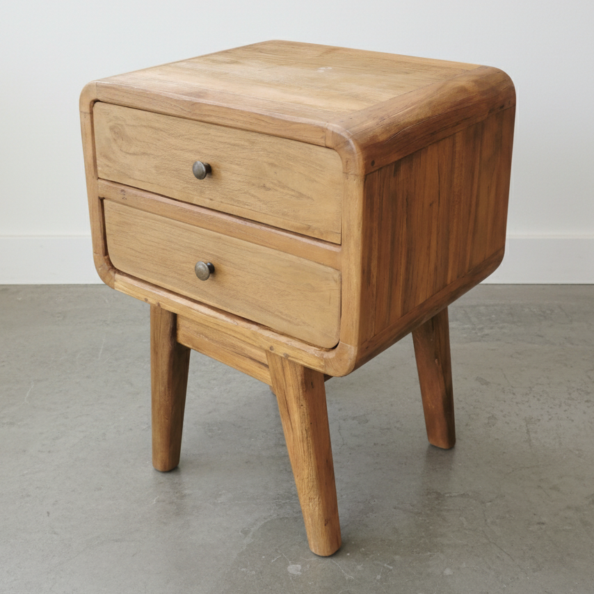 Rustic Bedside Table type 6