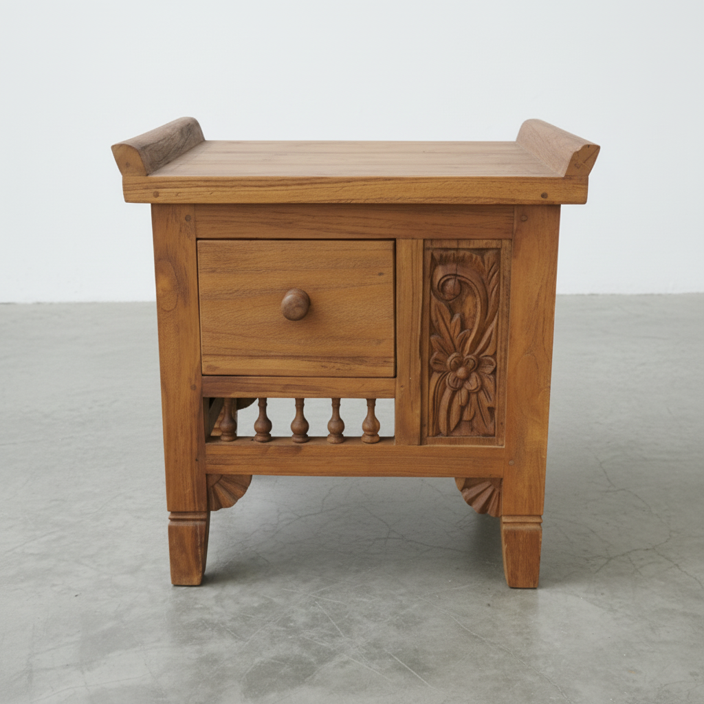 Rustic Bedside Table type 7
