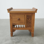 Rustic Bedside Table type 7