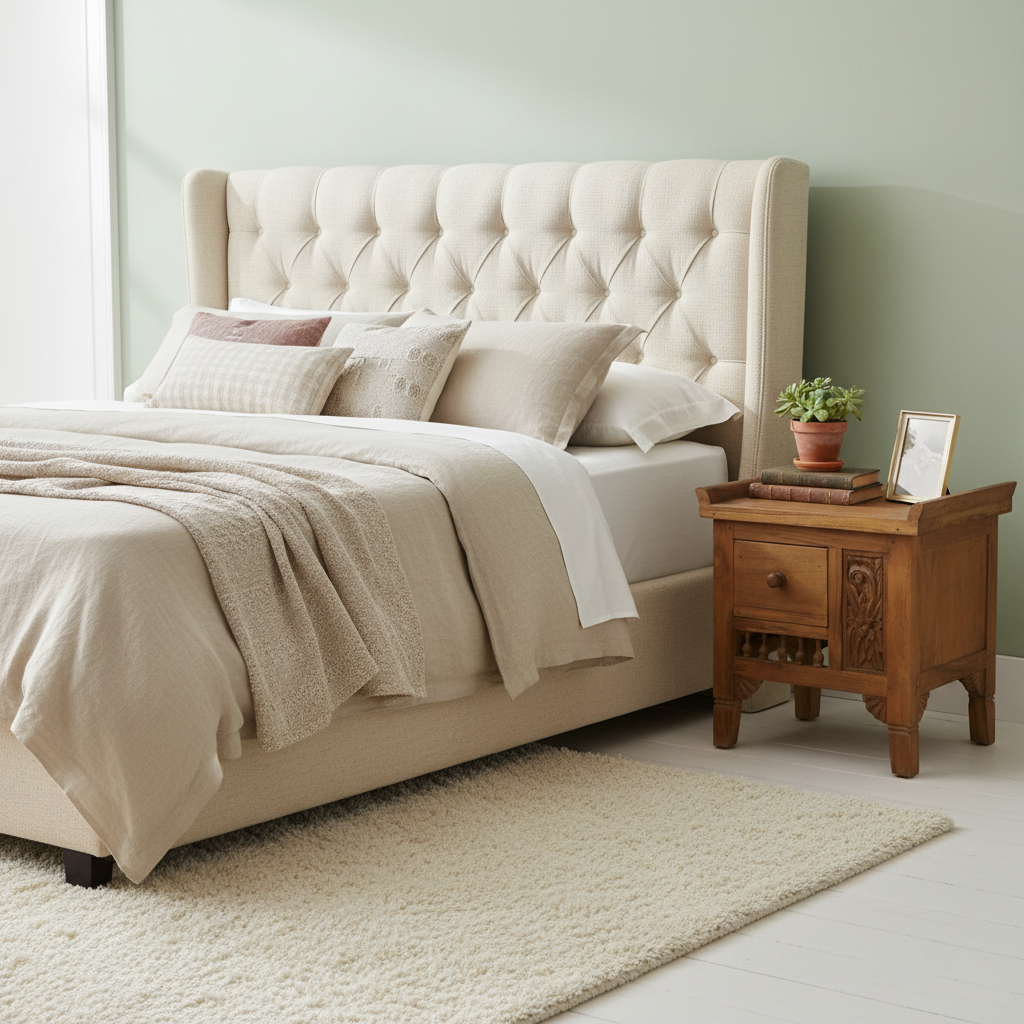 Rustic Bedside Table type 7