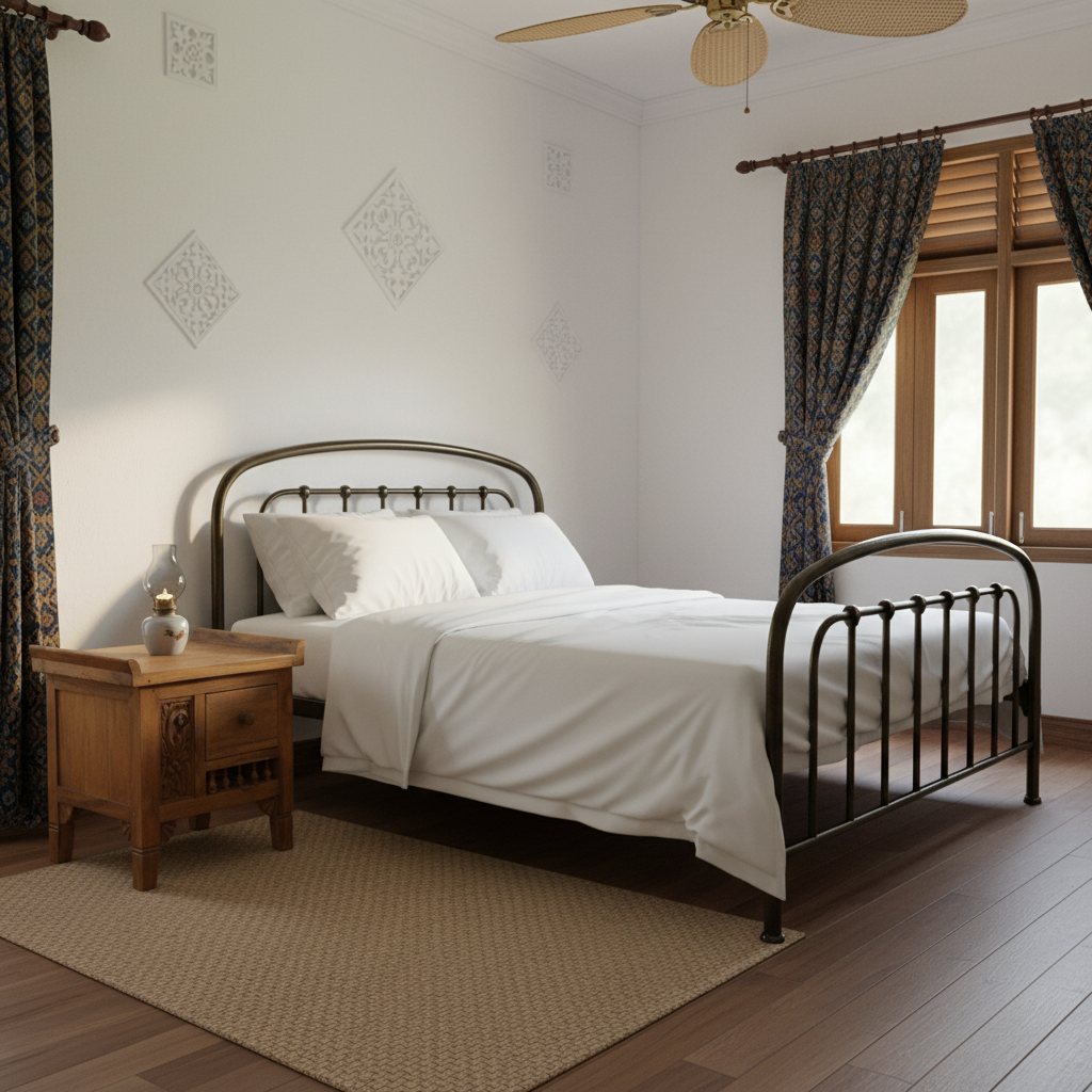 Rustic Bedside Table type 7