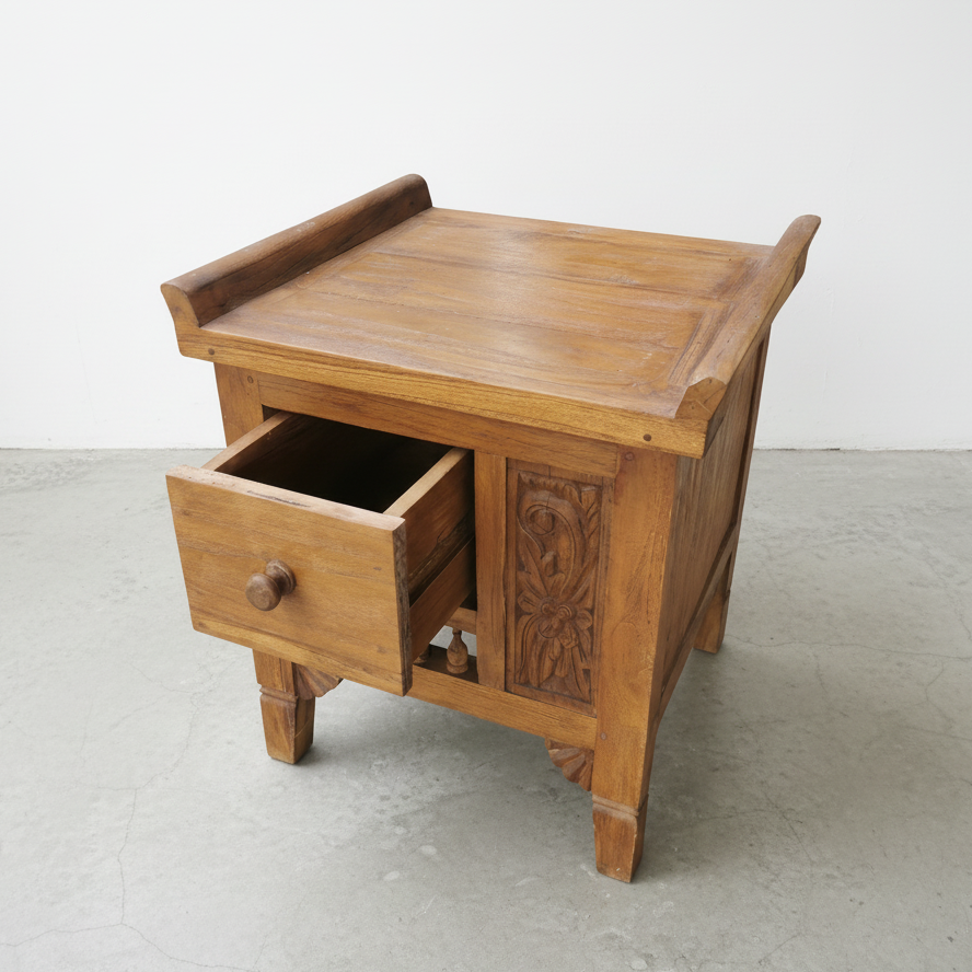 Rustic Bedside Table type 7