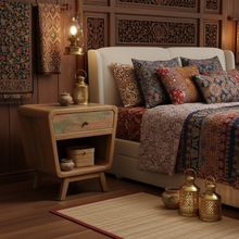 Load image into Gallery viewer, Rustic Bedside Table type 8
