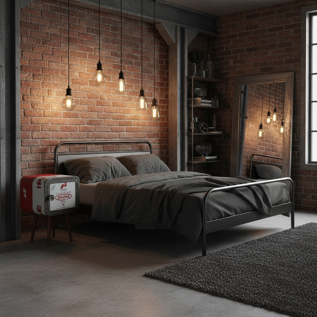 Oil Barrel Bedside Table Type #1