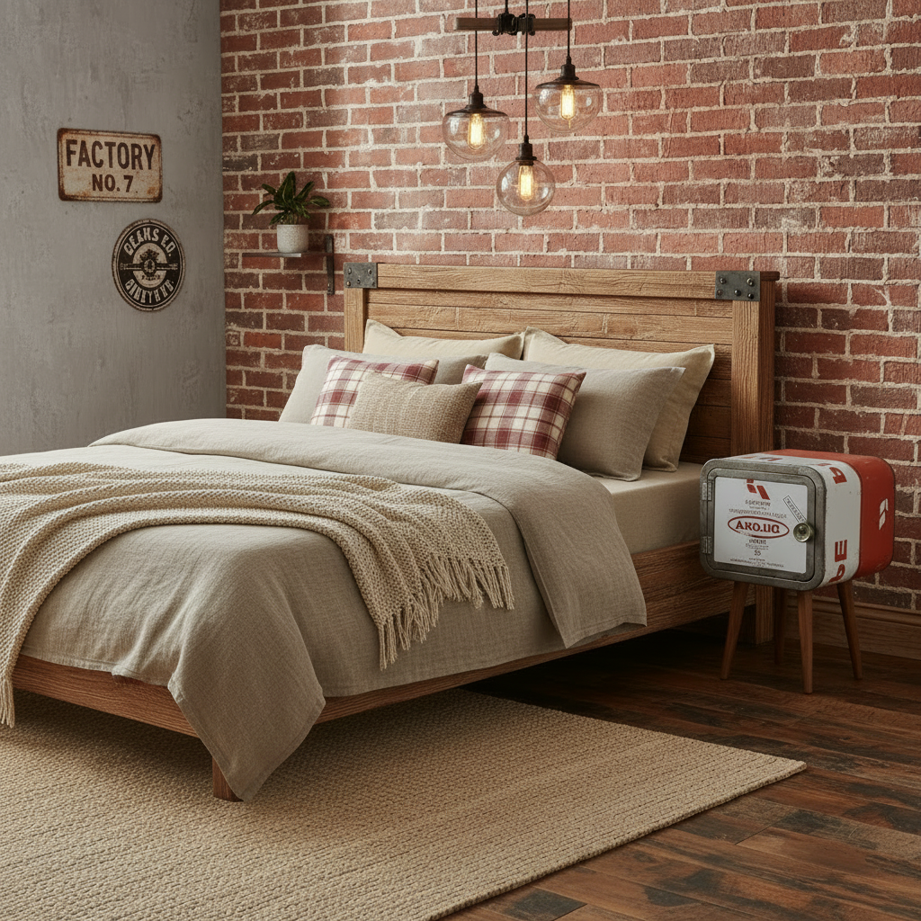 Oil Barrel Bedside Table Type #1