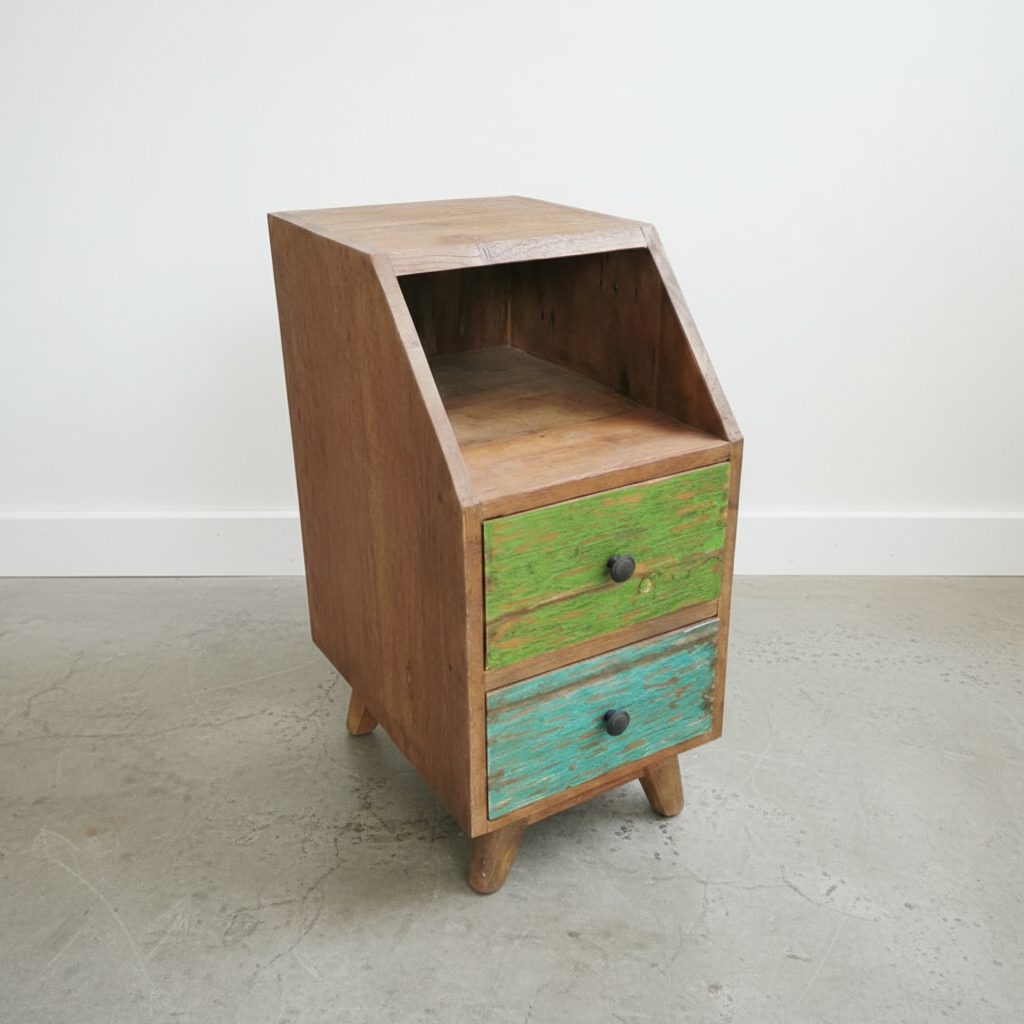 Rustic Bedside Table type 4