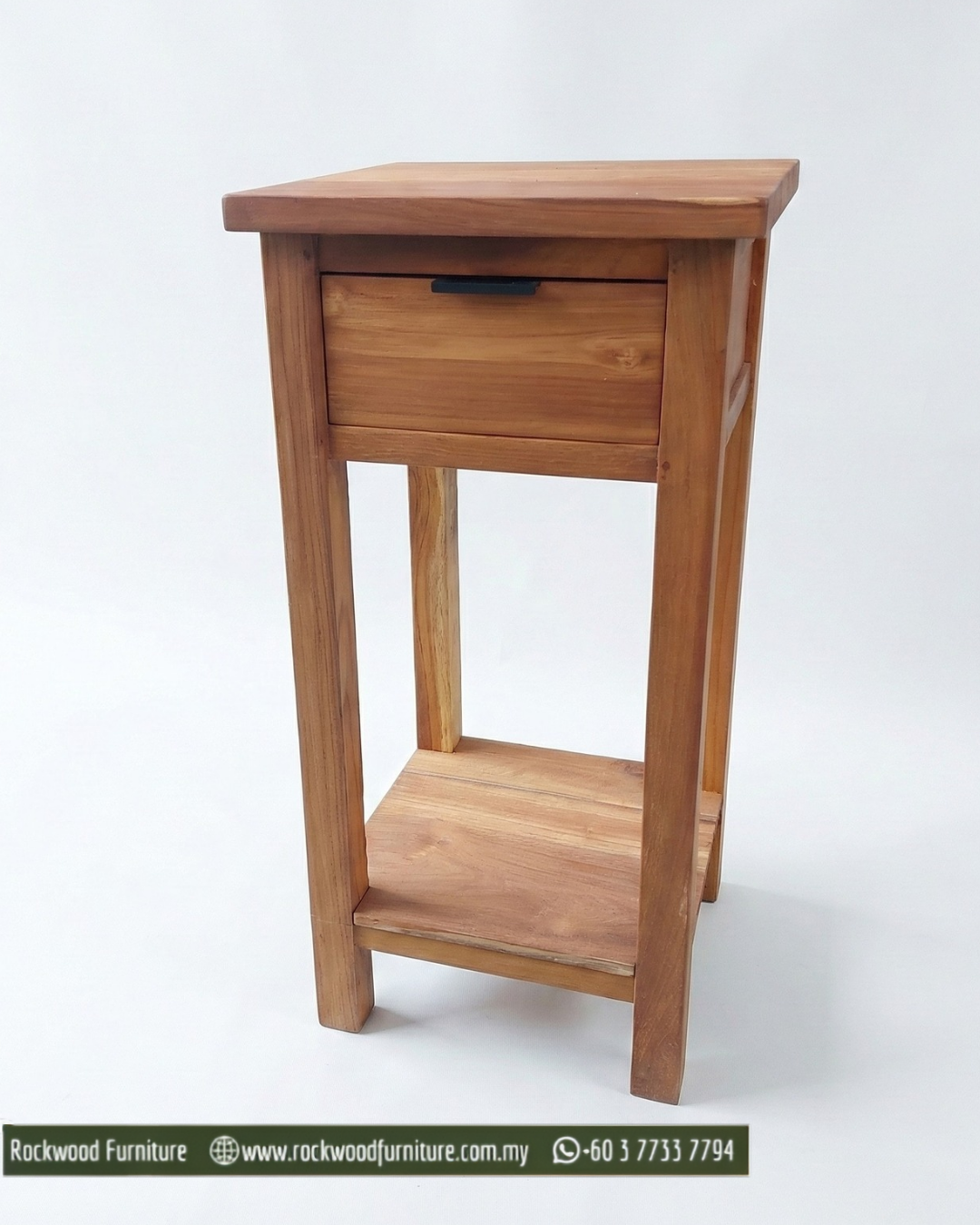 Tall Pot Stand (w. drawer)