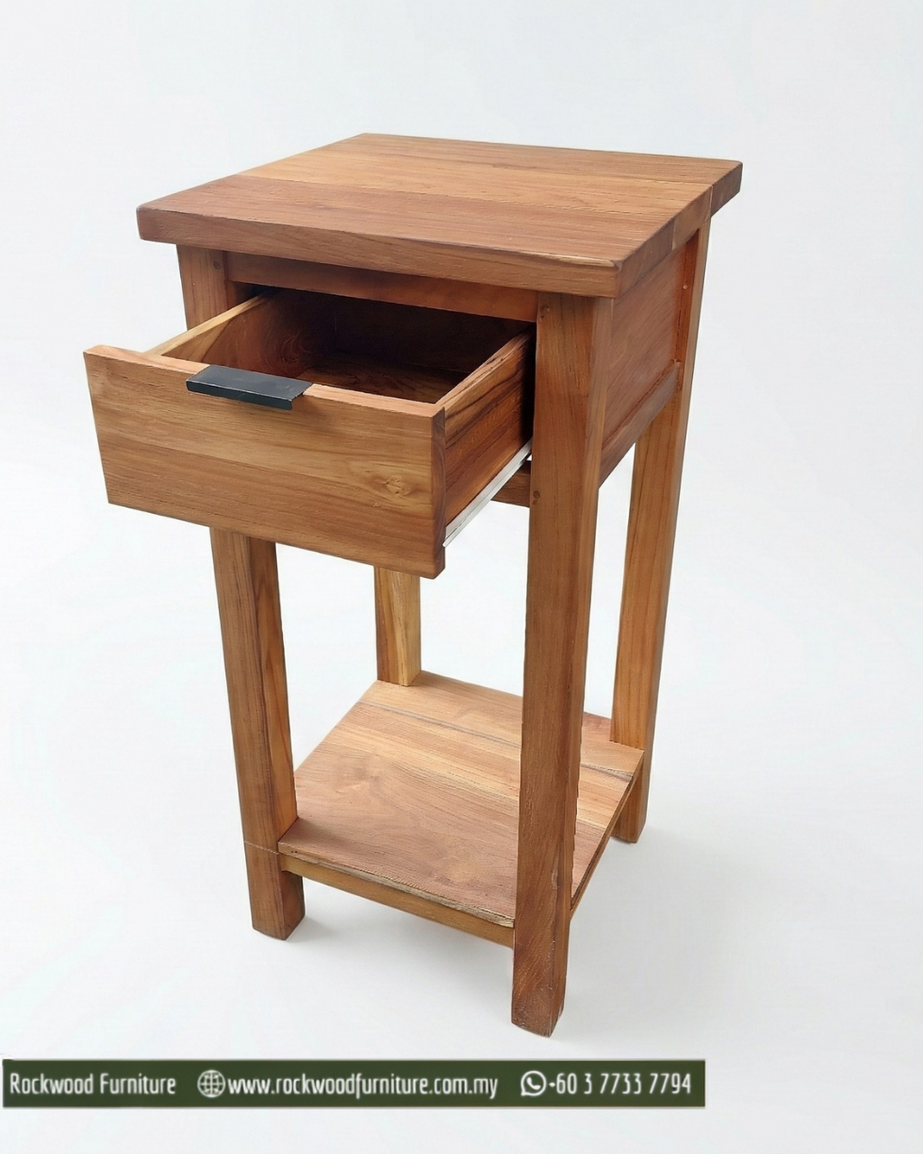 Tall Pot Stand (w. drawer)