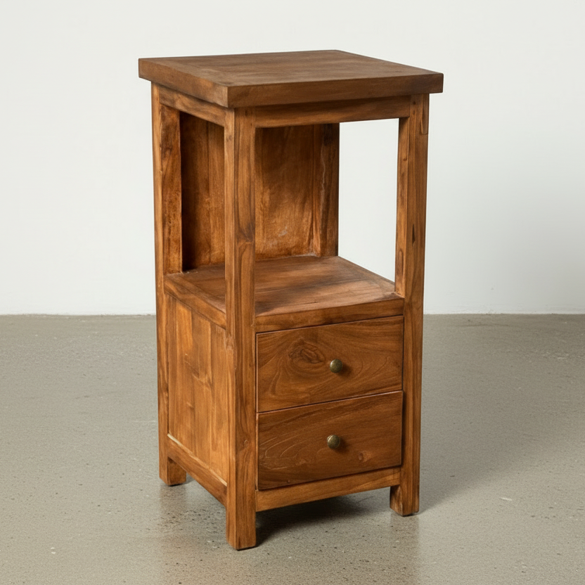 Rustic Bedside Table type 9