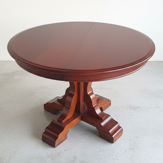 Extendable Round/Oval Dining Table