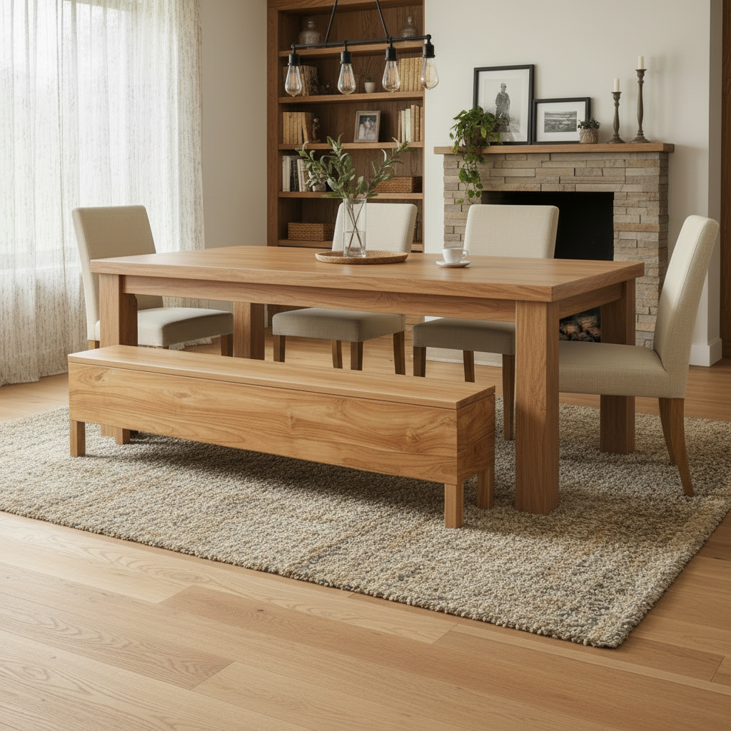 Noosa Box Bench (w. storage) (210cm) - display unit