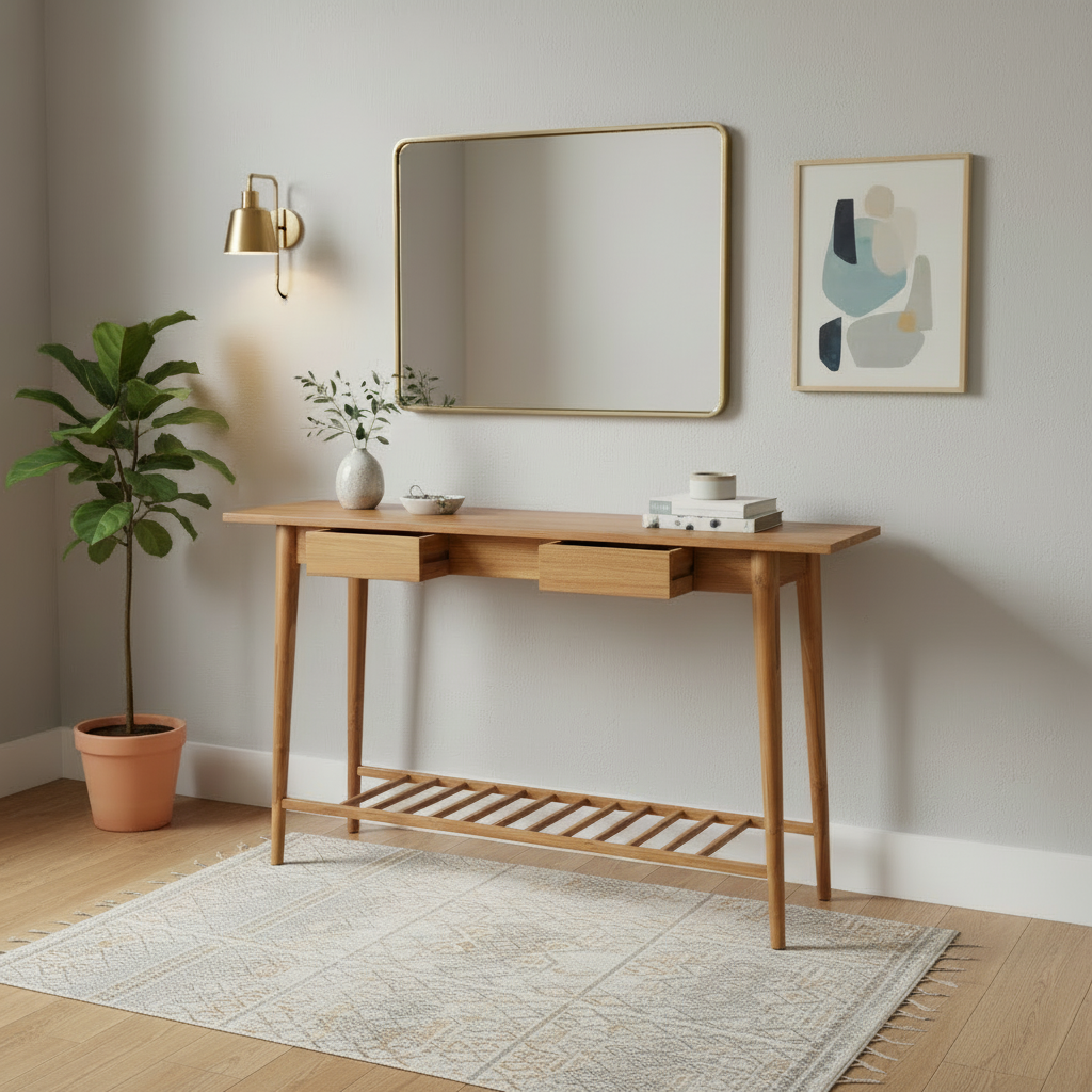 Ramberg Premium Entry Console (with shelf) 150cm - display stock