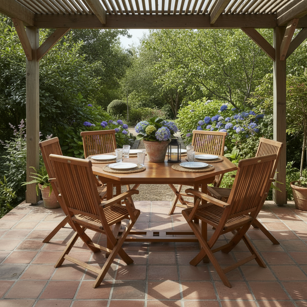 Outdoor Extendable Dining Table (pre-owned/un-restored)