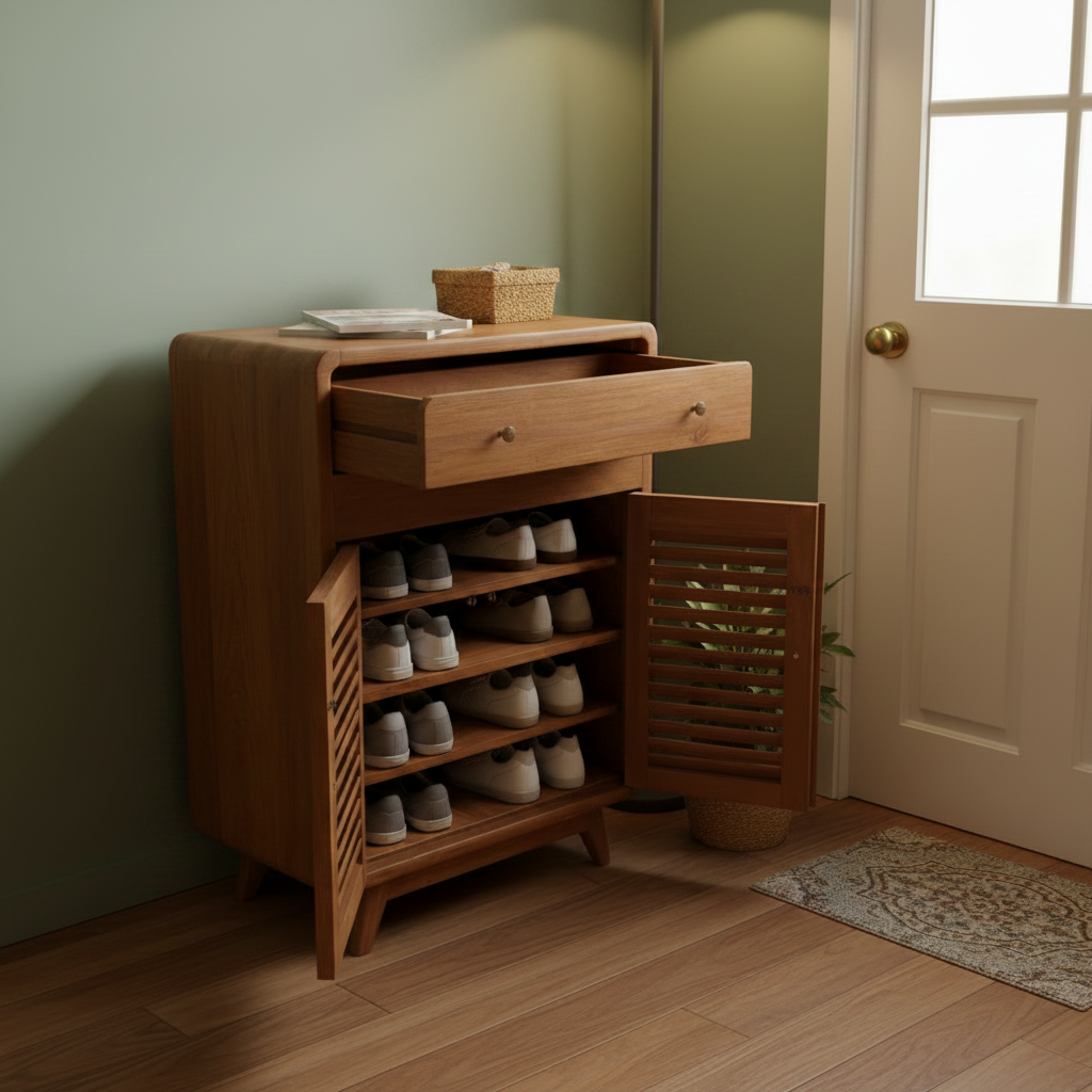 Rustic Shoe Rack Type 4