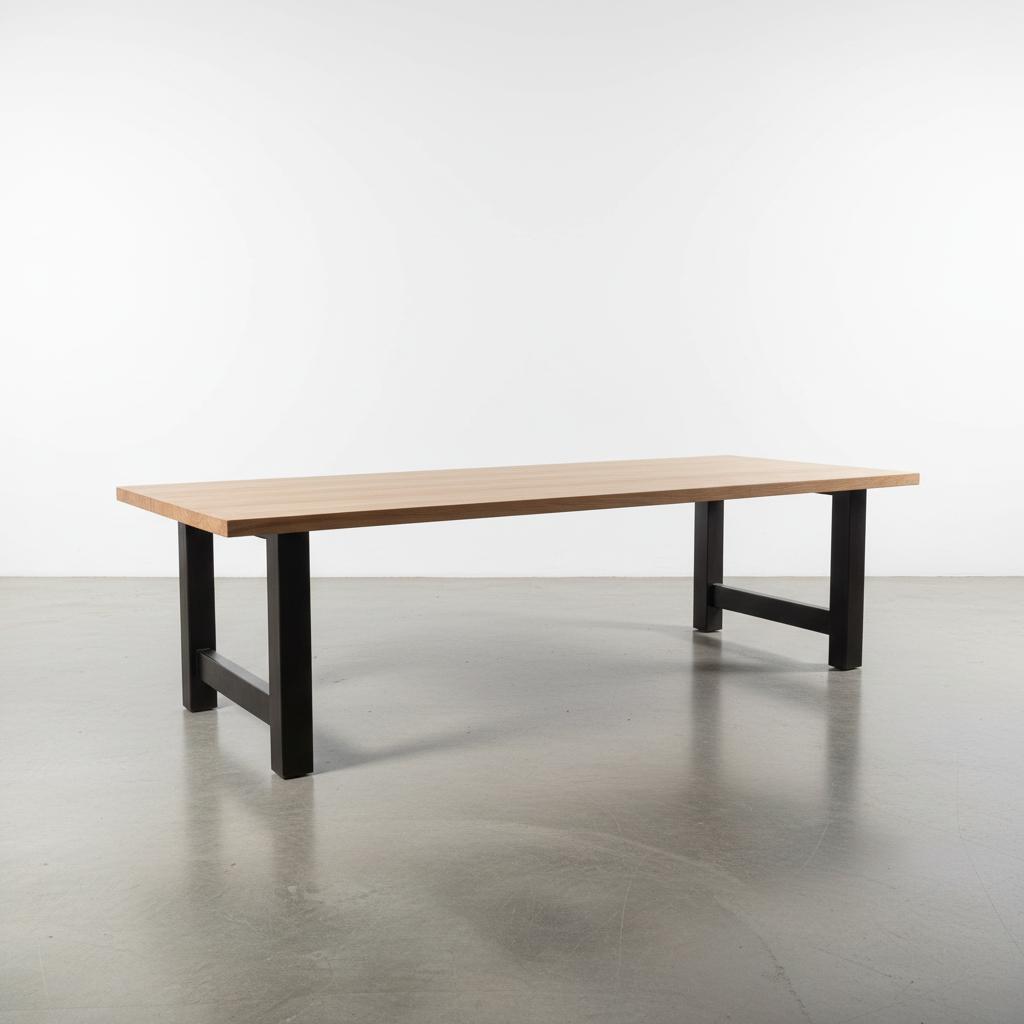 Dining Table with Steel Legs - display unit (300cm)