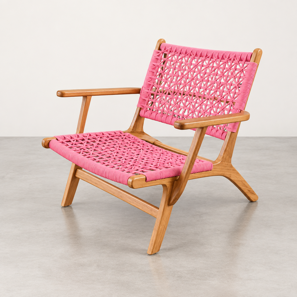 Bingin Lounger (with arm rest) Pink Ribbon Version