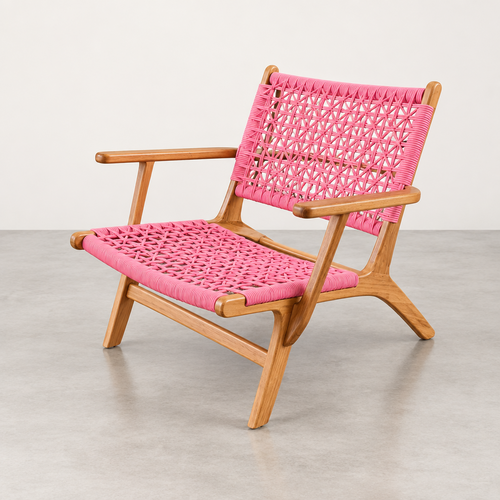 Bingin Lounger (with arm rest) Pink Ribbon Version