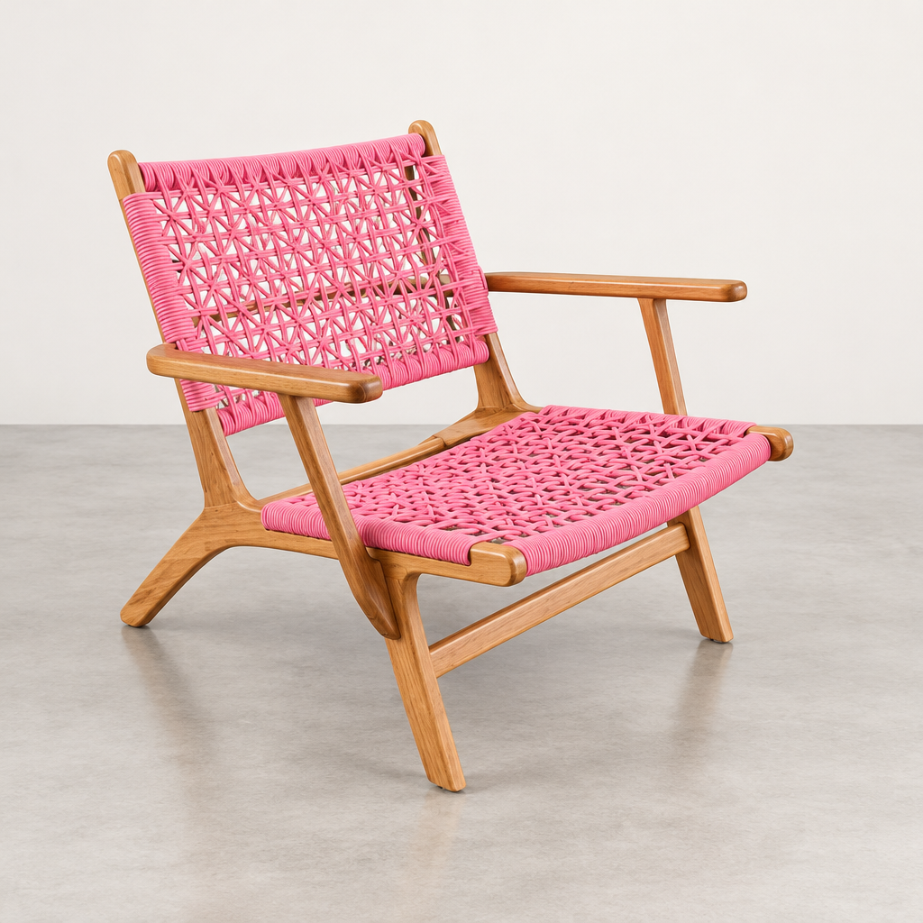 Bingin Lounger (with arm rest) Pink Ribbon Version