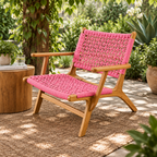 Bingin Lounger (with arm rest) Pink Ribbon Version