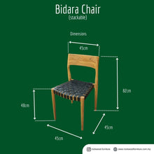 Load image into Gallery viewer, Bidara Dining Chair (stackable)
