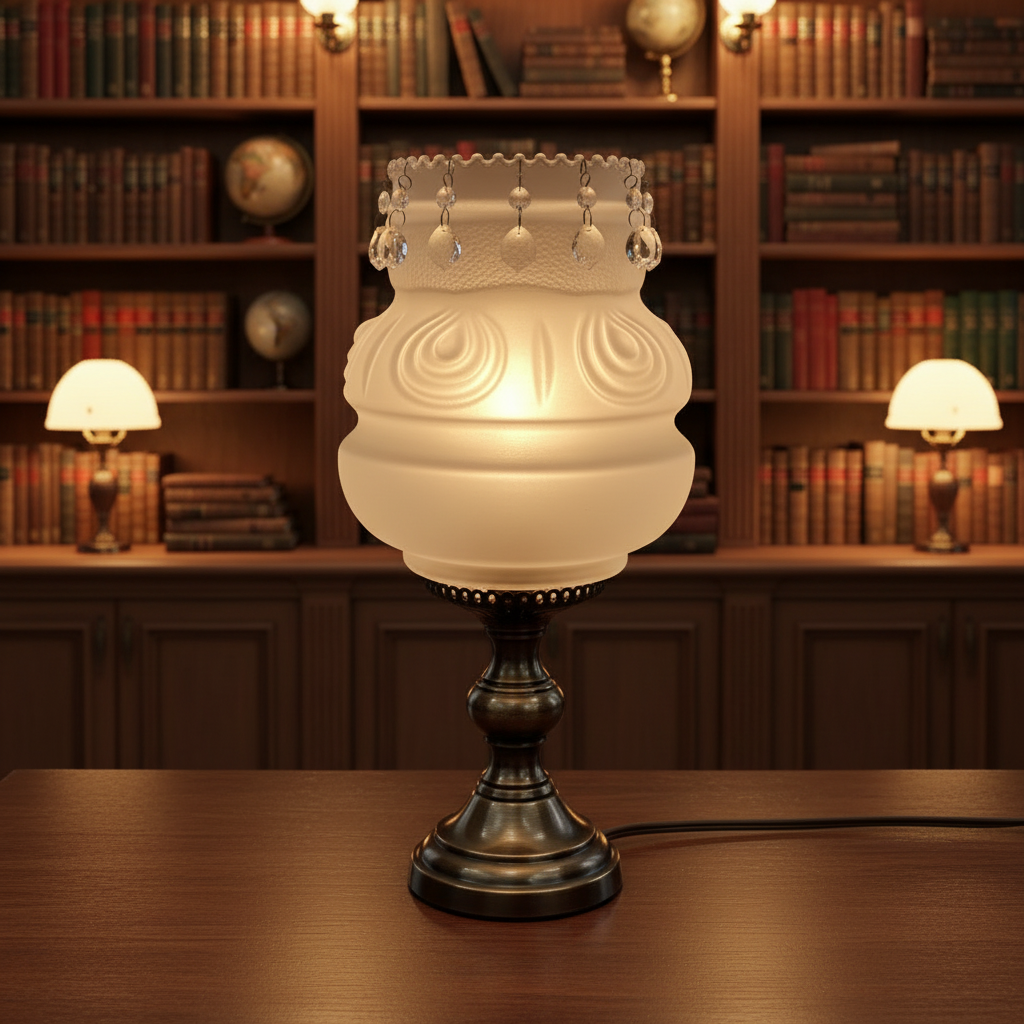 Vintage Glass Lamp Shade #2 (pre-owned)
