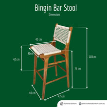 Load image into Gallery viewer, Bingin Bar Stool
