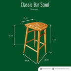 Classic Bar Stool (60-75cm)