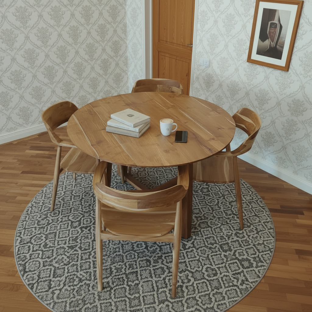 Ramberg Round Dining Table (4 Legs)