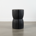 Hourglass Stool/Plinth (Shou Sugi Ban)