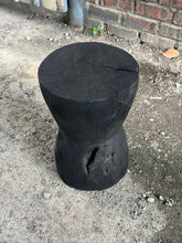 Load image into Gallery viewer, Hourglass Stool/Plinth (Shou Sugi Ban)
