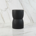 Hourglass Stool/Plinth (Shou Sugi Ban)