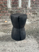 Load image into Gallery viewer, Hourglass Stool/Plinth (Shou Sugi Ban)
